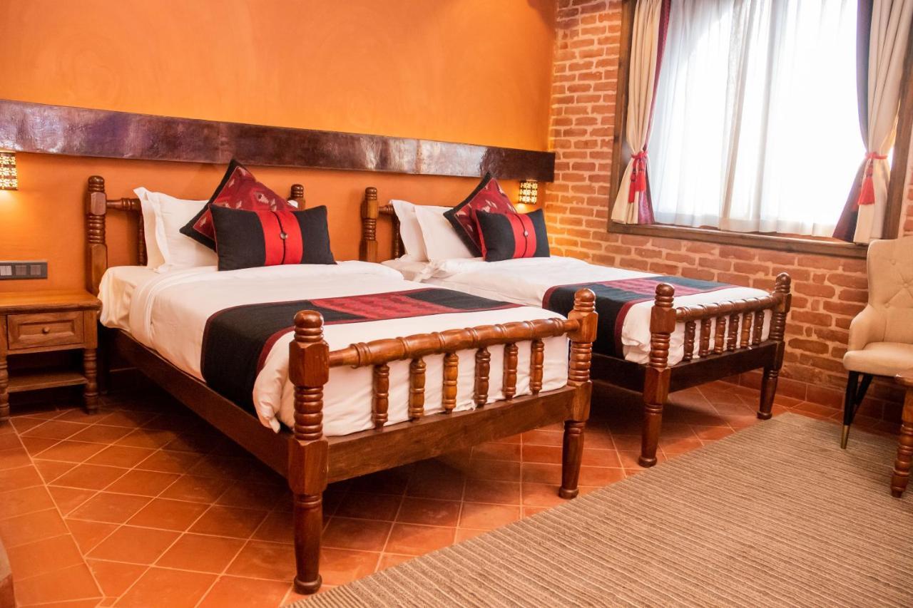 Basera Boutique Hotel Kathmandu Exterior photo A room at the hotel